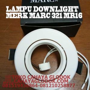 lampu downlight halogen merk marc 321