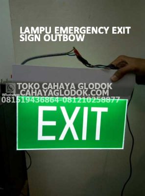 lampu exit emergency led