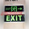 lampu exit kaca