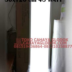 lampu panel led 30x120 cm 48 watt