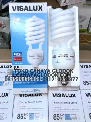 lampu ulir merk visalux 85 watt