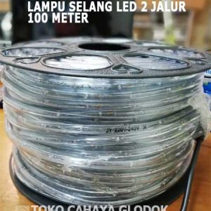 Alternative view of Lampu Selang LED Warna Kuning 2 Jalur