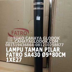 lampu taman model pilar merk fatro