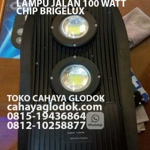 lampu untuk jalan brigelux led 100 watt