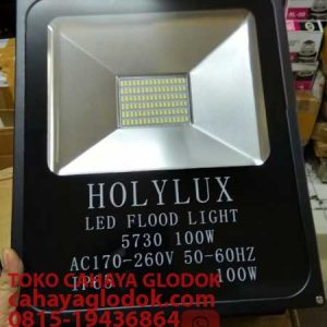 lampu sorot merk holylux 100 watt
