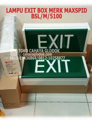 lampu emergency maxspid bsl m w5100