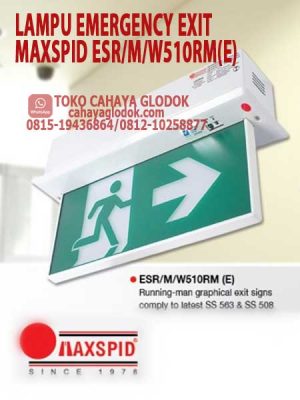 lampu exit led maxspid