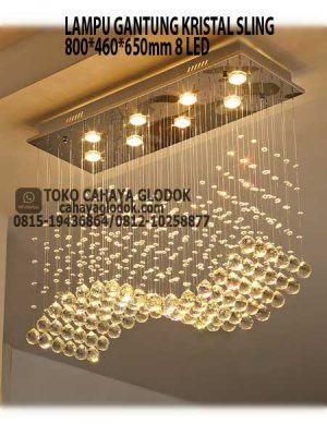 lampu kristal gantung