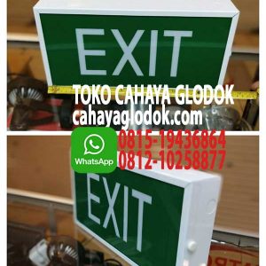 lampu exit tipe box