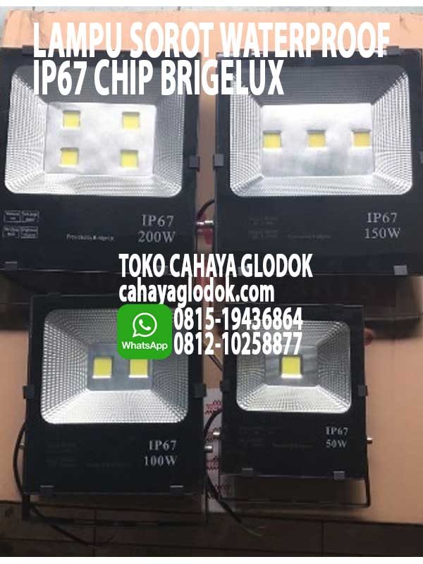lampu sorot bridgelux ip67
