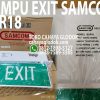 lampu exit samcom slr-18t