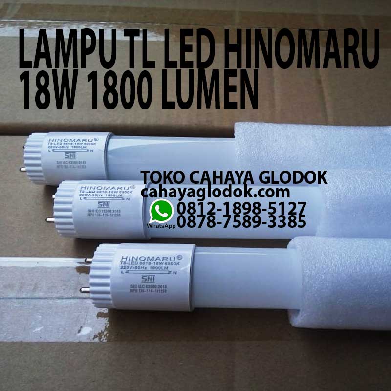 gesture Right Status Jual Lampu TL LED HINOMARU 18W 1800 Lumen - Cahaya Glodok