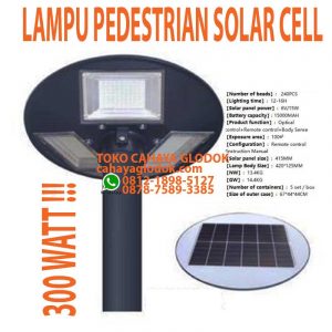 lampu pedestrian solar cell