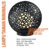 lampu taman modern minimalis