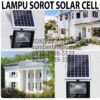 lampu sorot solar cell