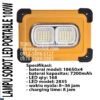 lampu sorot led portable