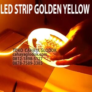 lampu strip golden yellow