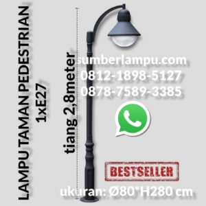 lampu taman pedestrian