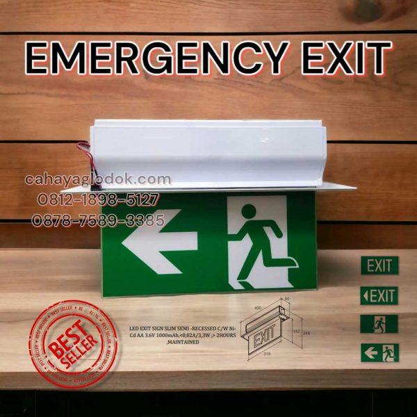 lampu emergency exit led