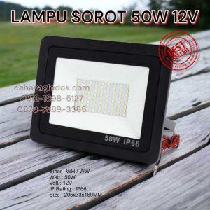 lampu sorot 12v 50w