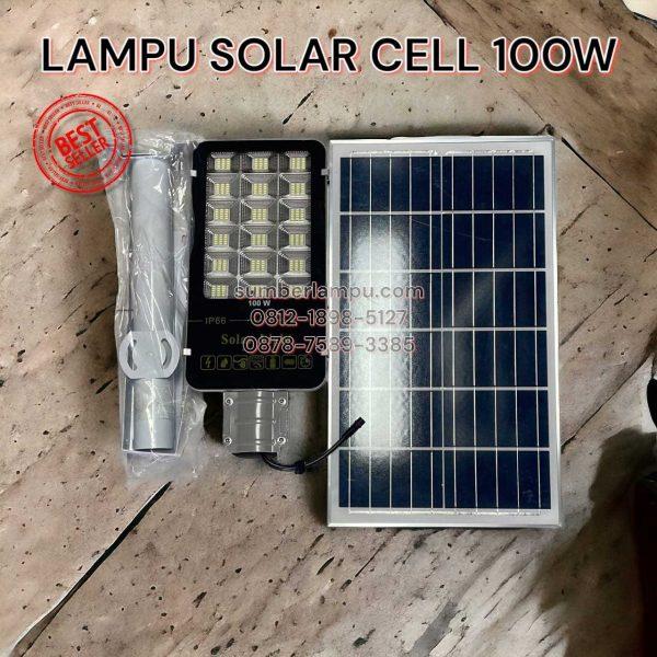 lampu solar cell 100w