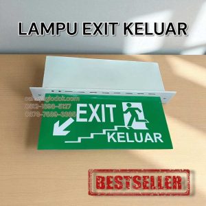 lampu exit tangga turun