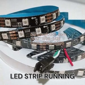 lampu led strip running