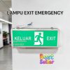 lampu exit emergency gedung