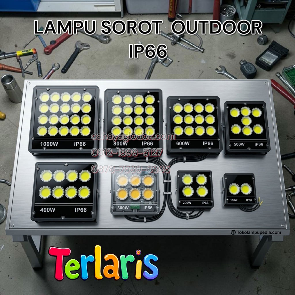 lampu sorot outdoor ip66 led