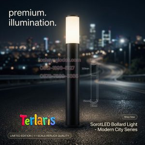 lampu bollard lanskap 80cm