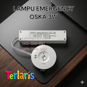 lampu emergency downlight oska