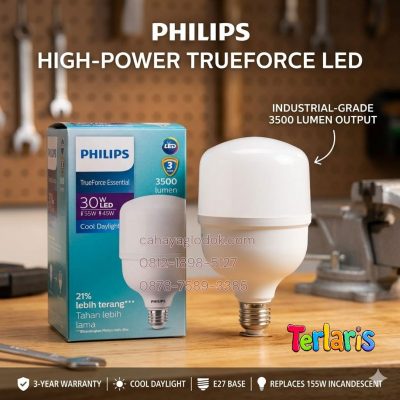 lampu philips trueforce 30w