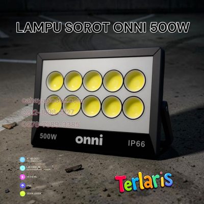 lampu sorot onni 500w led ip66