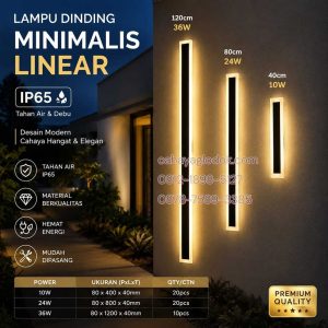 lampu dinding wall washer led 36w