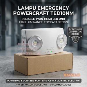 lampu emergency powercraft ted10nm