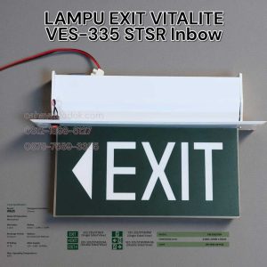 lampu exit vitalite ves-335 stsr inbow