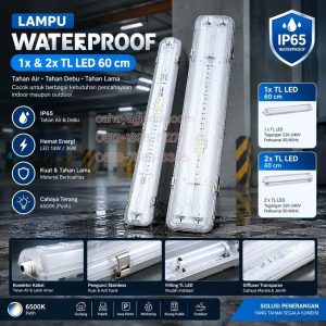 lampu waterproof tl led 60 cm ip65