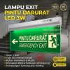 lampu darurat pintu keluar gedung