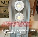 Lampu Jalan LED merk Sujilux 100 watt Model Daun lampu jalan led merk sujilux 100 watt