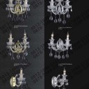 lampu dinding dekorasi kristal