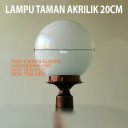 Jual Lampu Taman Akrilik 20CM Cover Susu lampu taman akrilik 20cm